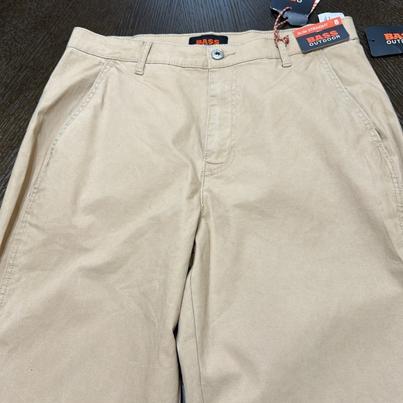 NWT Bass Outdoor Women's Stretch-Canvas Anywhere Pants, Irish Cream, Size‎ 8 - Picture 6 of 13
